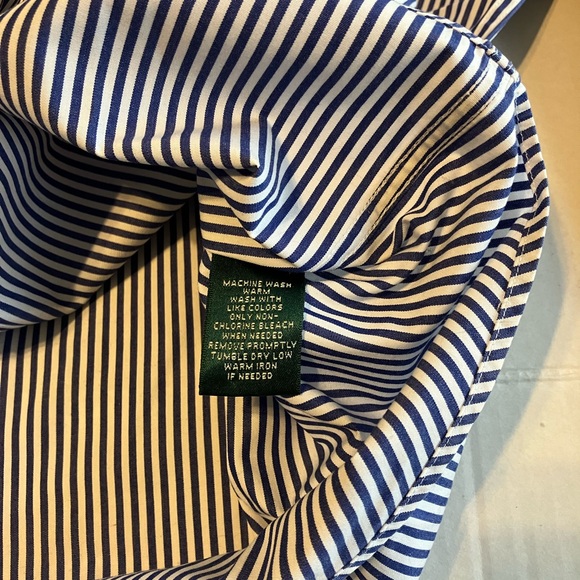 Ralph Lauren Pin Stripe Button Down - Picture 6 of 6